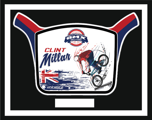 Clint Millar HOF induction plate