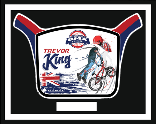 Trevor King HOF induction plate